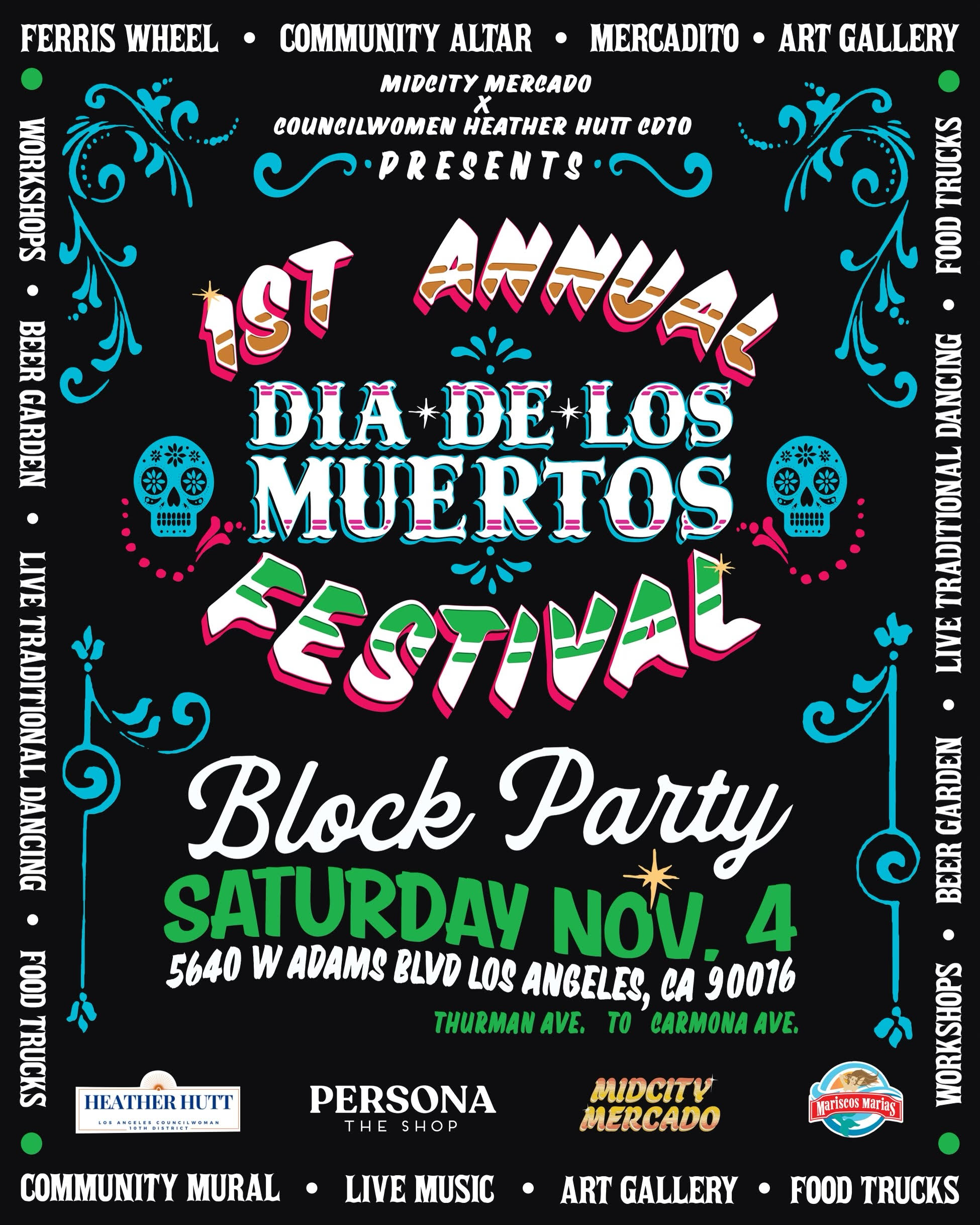 Dia De Los Muertos Festival Block Party